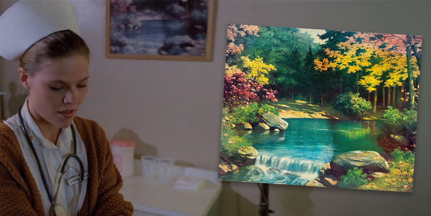 B. Roundtree in Annie Blackburn's hospital room