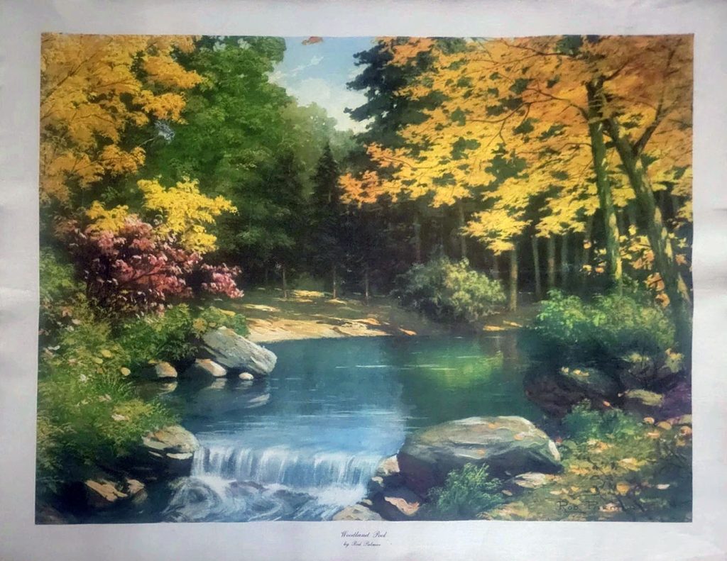 Woodland Pool artwork by Rod Palmer