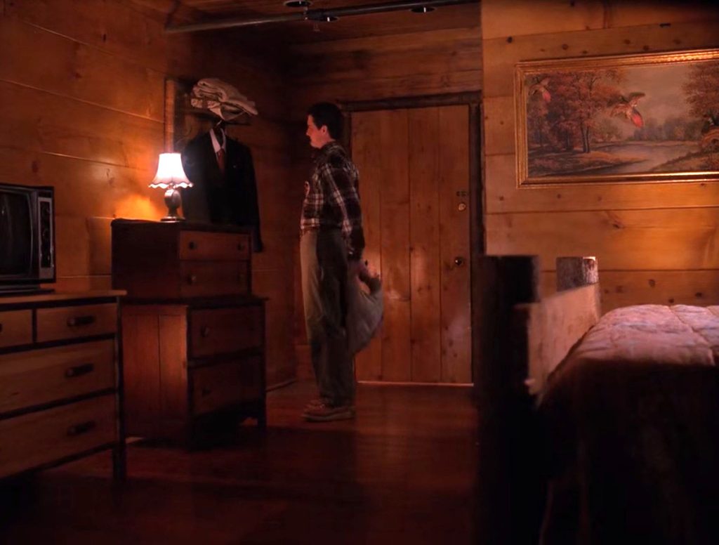 Cooper in his room at The Great Northern Hotel