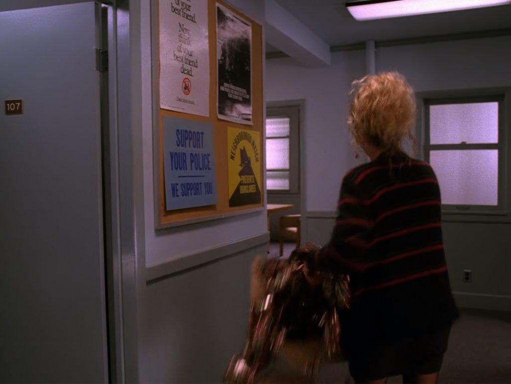 Lucy spills bags of coffee