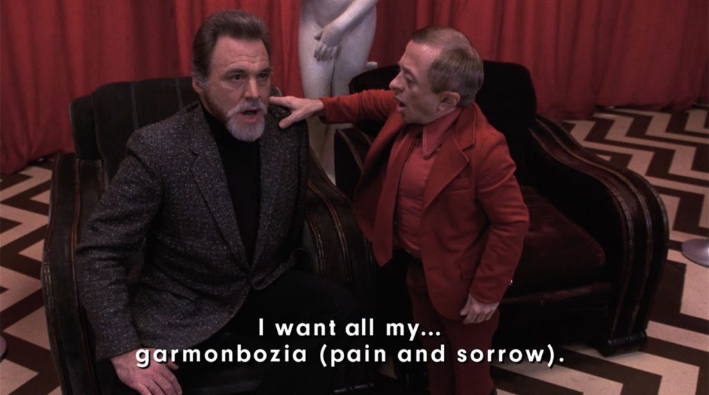 Gerard and the Man From Another Place speaking in unison