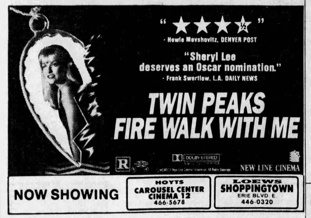 Twin Peaks: Fire Walk With Me advertisement
