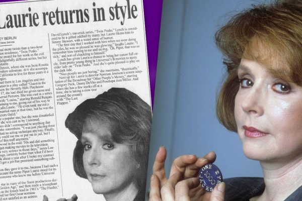 Newspaper article about Piper Laurie