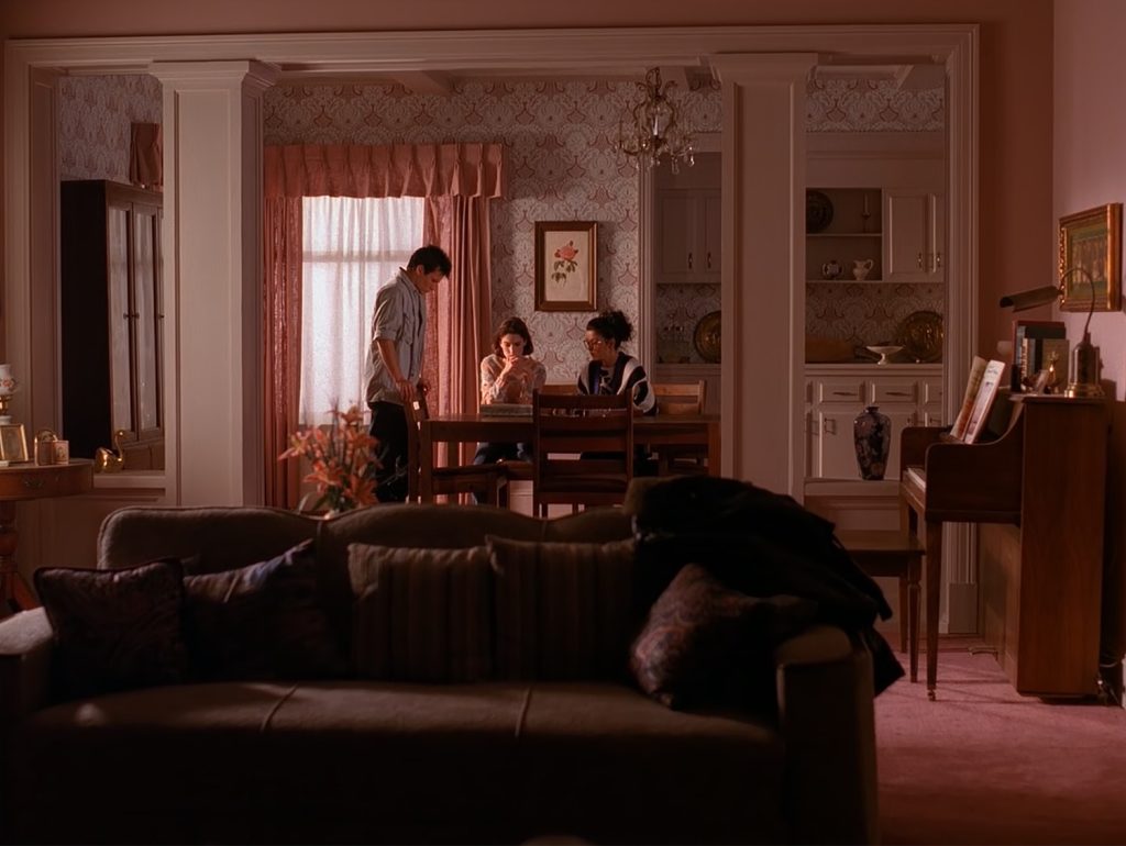 Living and dining rooms of the Hayward House