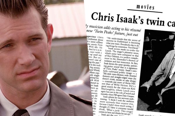 Special Agent Chet Desmond and an article about Chris Isaak