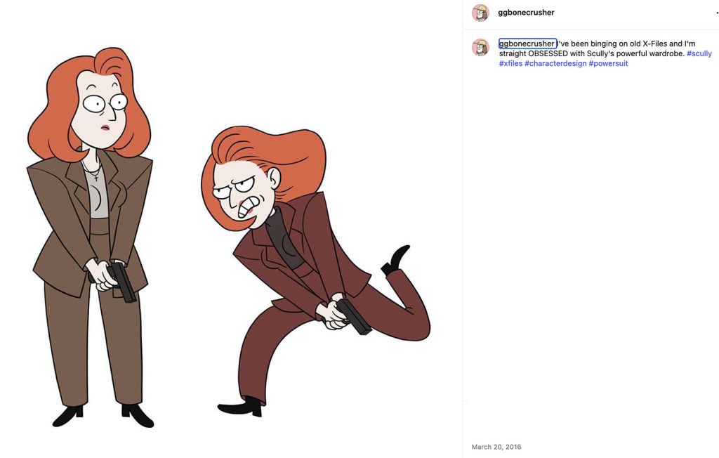 Sketches of Agent Scully