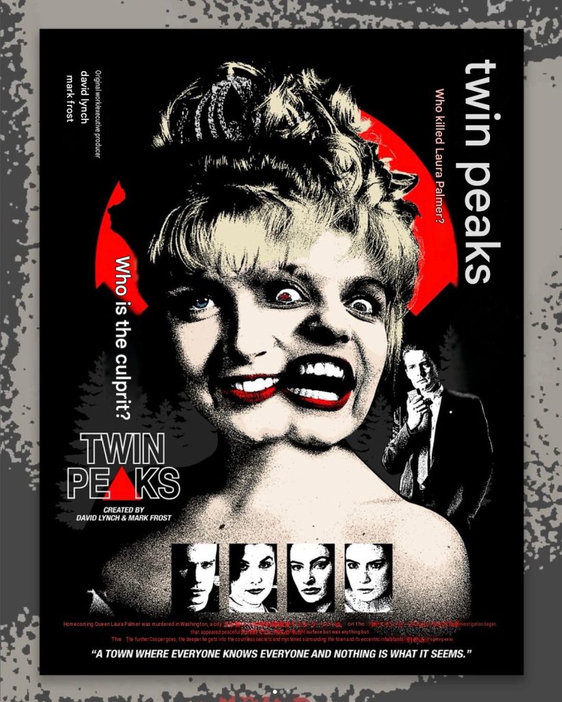 Twin Peaks poster by Rucking Fotten