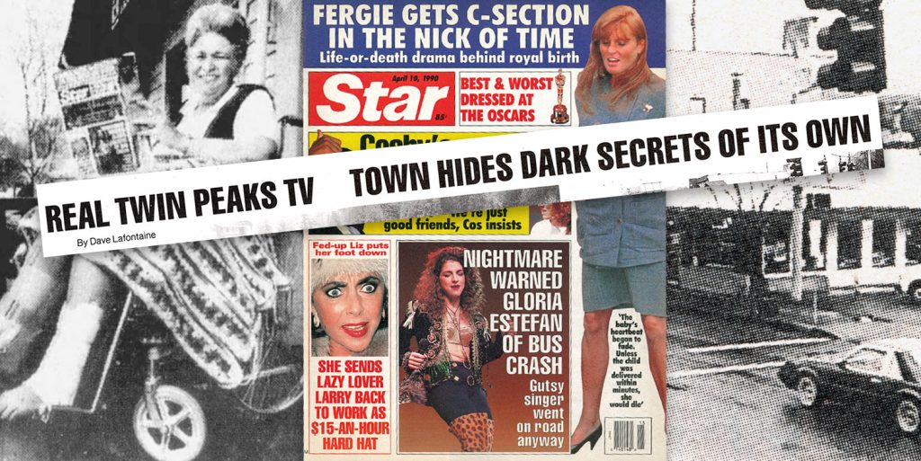 Cover of Star magazine with Twin Peaks article headline and photos