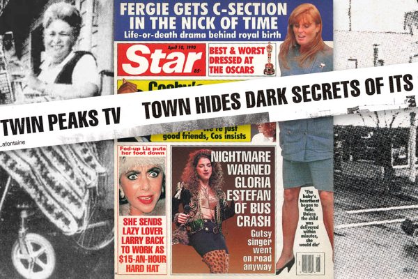 Cover of Star magazine with Twin Peaks article headline and photos