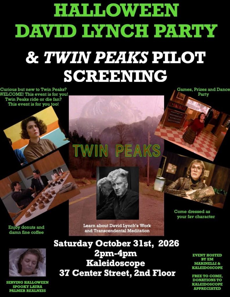 Kaleidoscope Twin Peaks Party ad