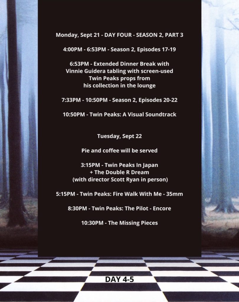 Moving Through Time Schedule