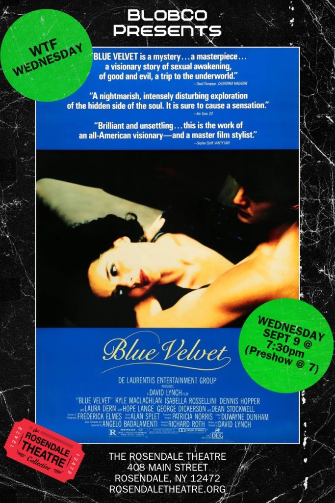 Rosendale Theatre Blue Velvet ad