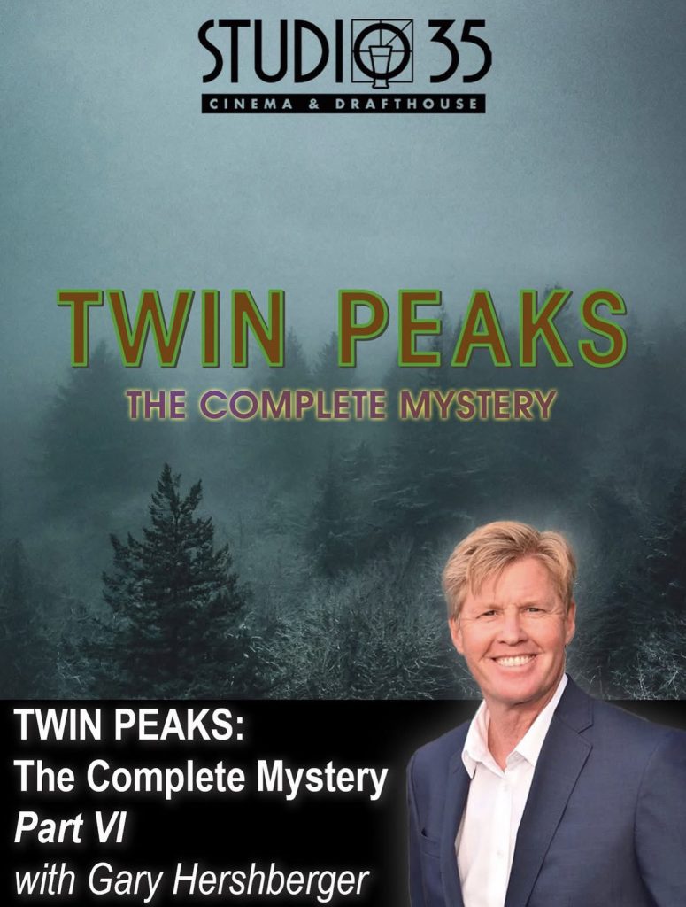 Twin Peaks: The Complete Series logo with Gary Hershberger