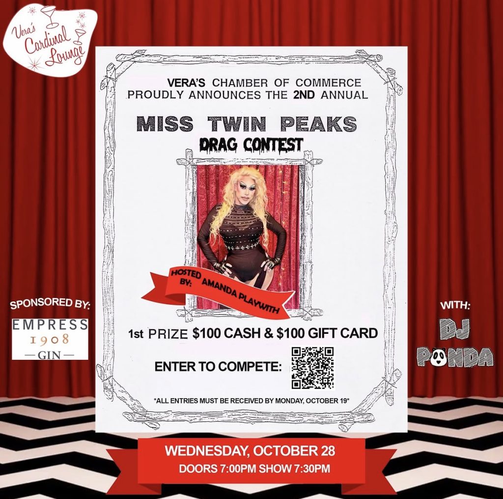 Miss Twin Peaks Drag Contest flyer