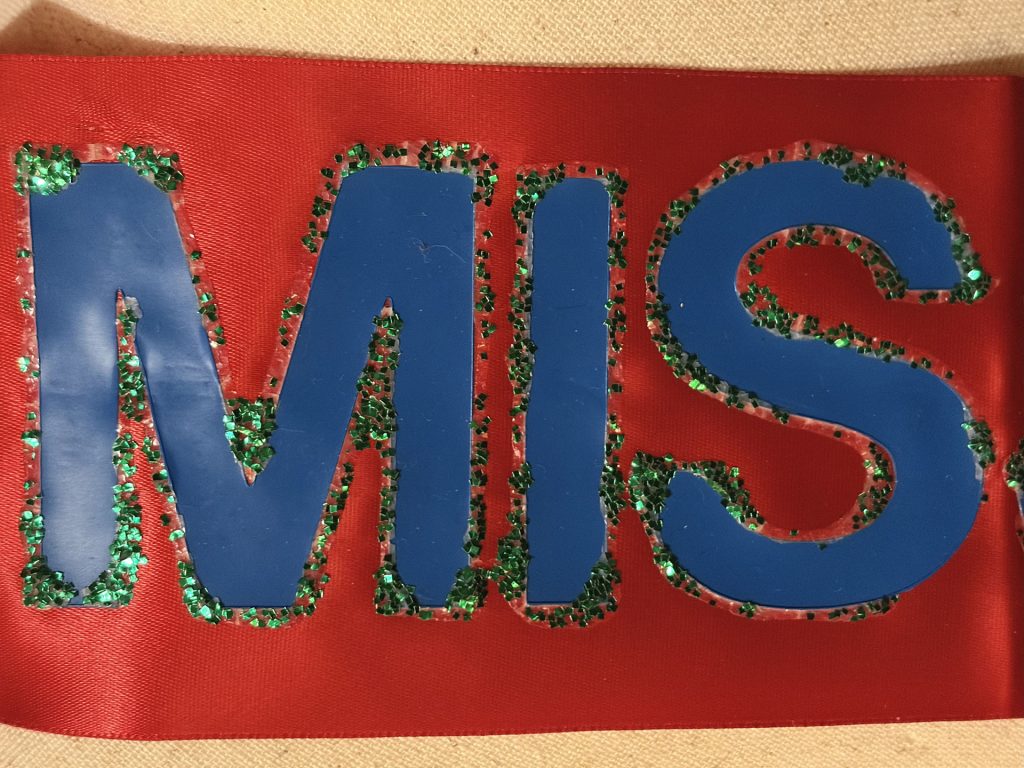Miss Twin Peaks Sash detail