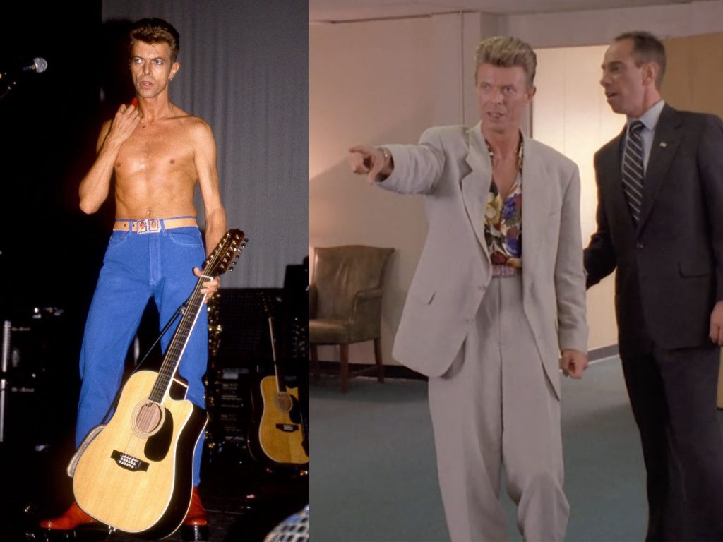 David Bowie and Agents Phillip Jeffries and Rosenfield