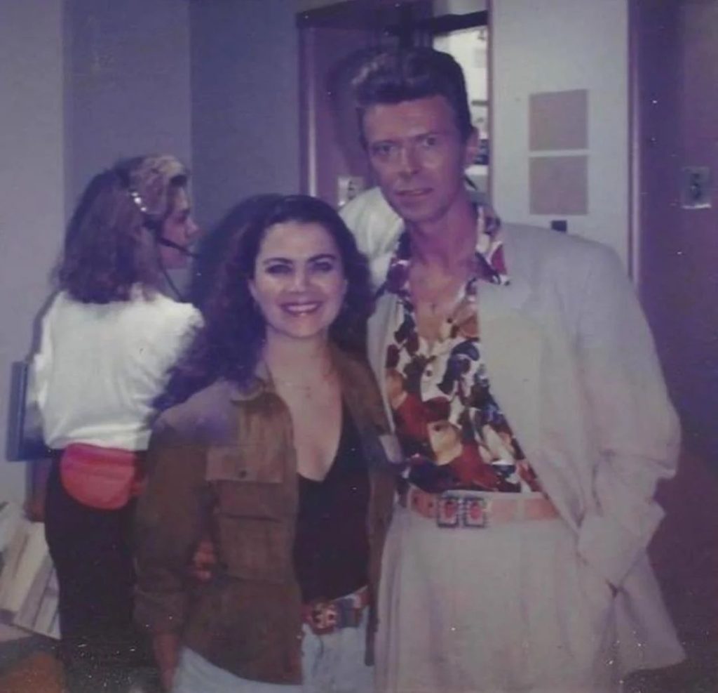 David Bowie on set of Twin Peaks: Fire Walk With Me
