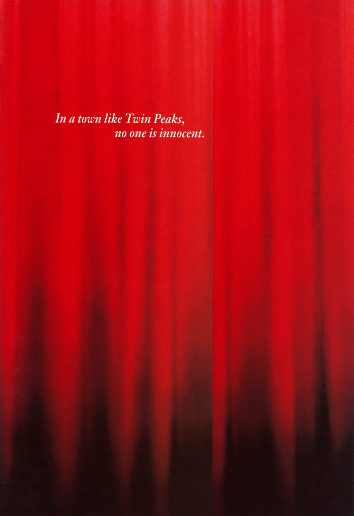 Cover of 1992 United Kingdom Press Kit for "Twin Peaks: Fire Walk With Me."
