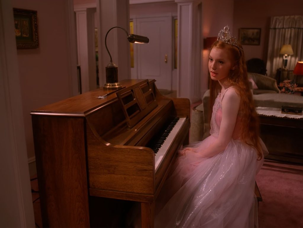 Gersten Hayward at the piano