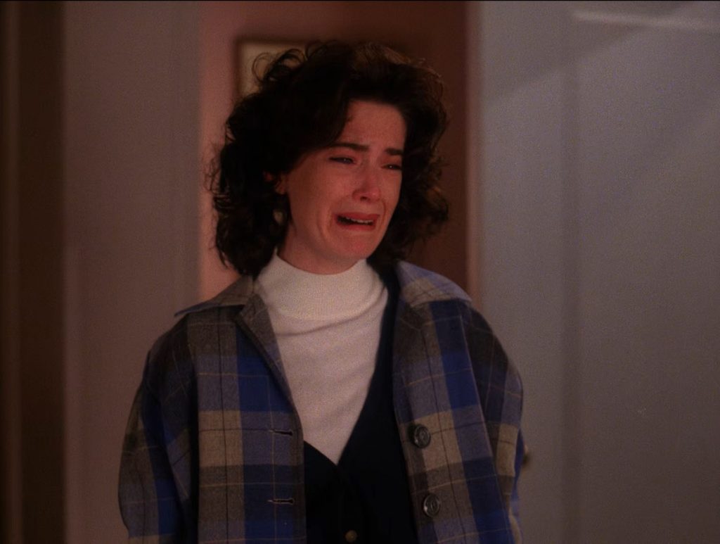 Donna Hayward crying