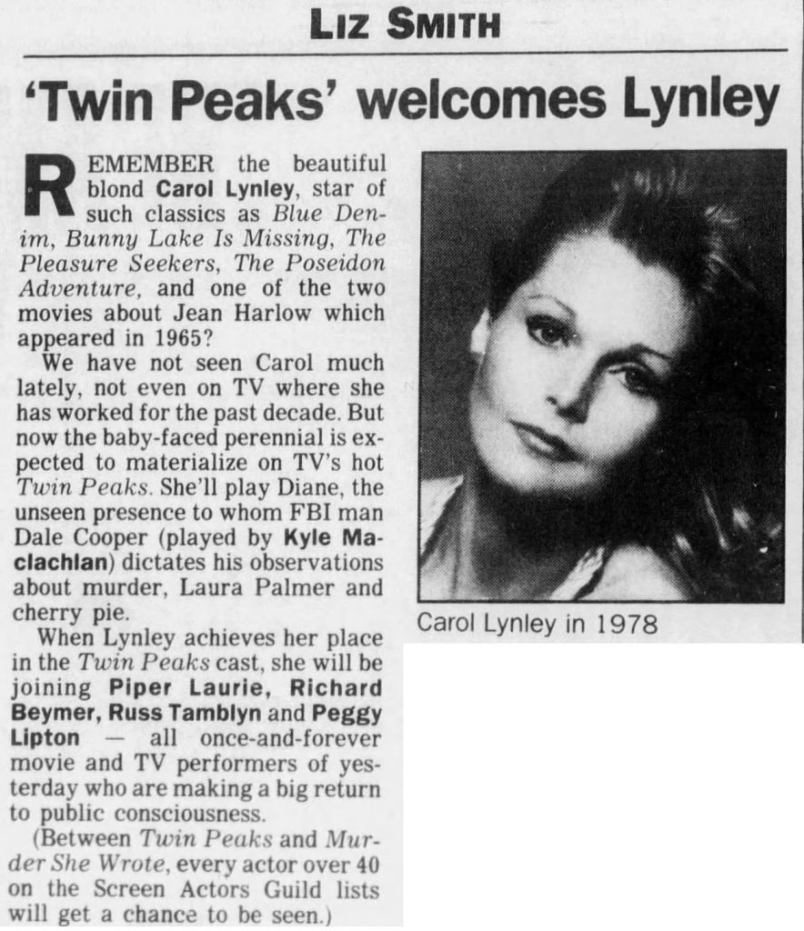 Liz Smith's gossip column