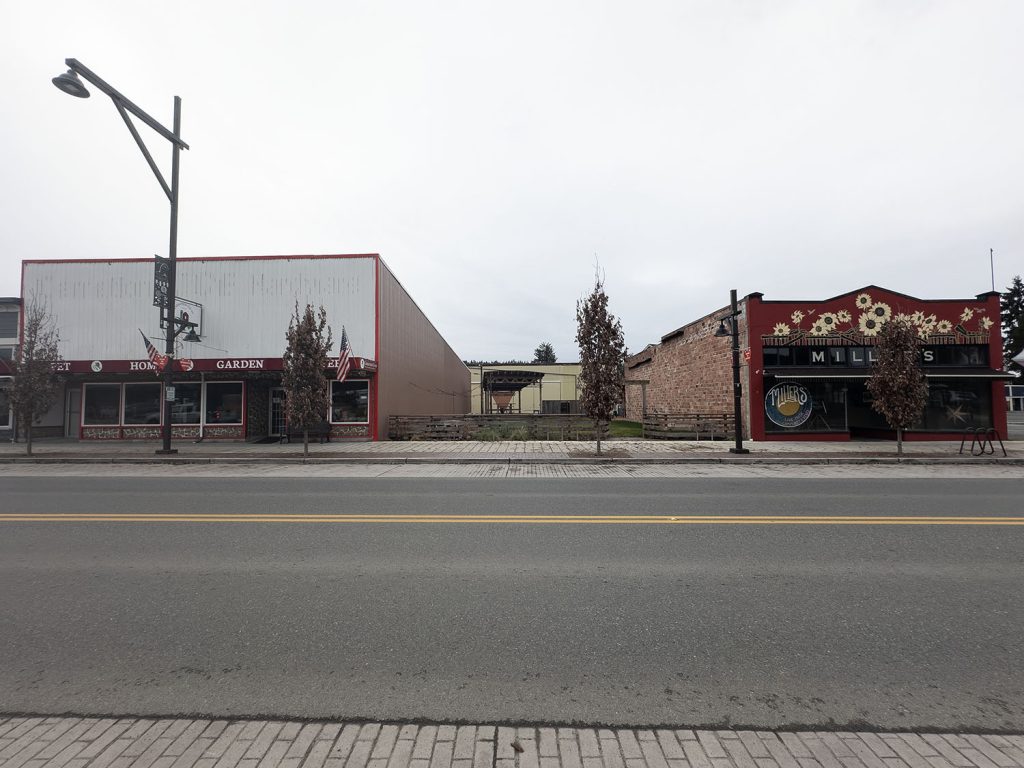 Buildings in downtown Carnation, WA