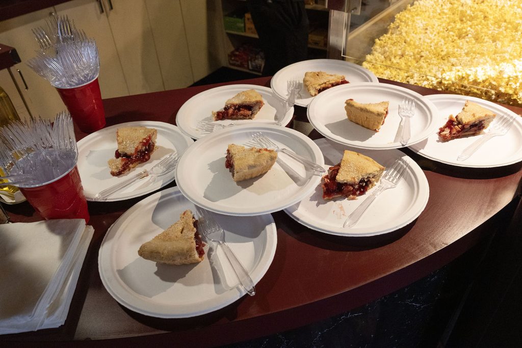 Plates with Cherry Pie