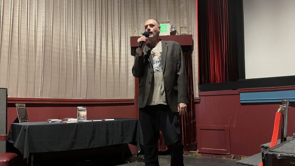 Scott Ryan introducing the film