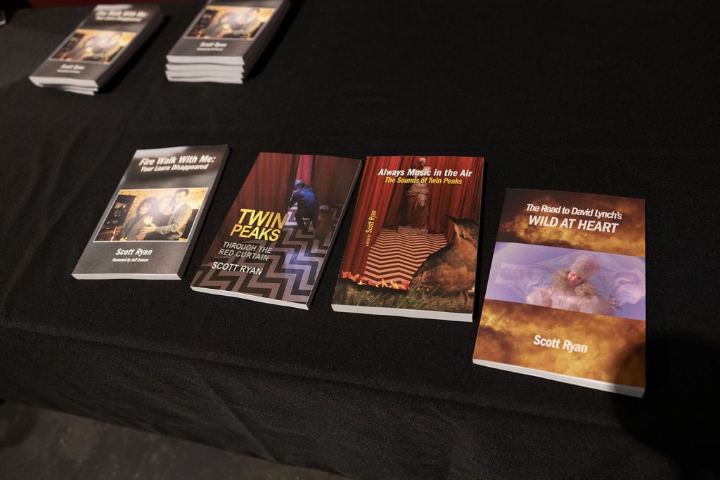 Table with Scott Ryan's books