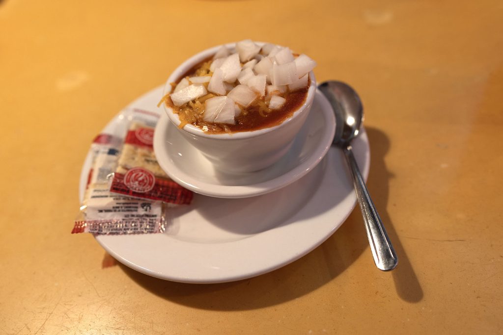 Bowl of chili from Twede's Cafe