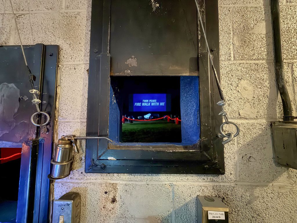 View from Projection booth at Mahoning Drive-In