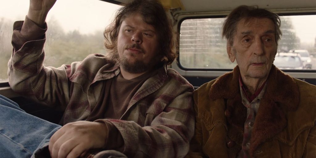 Mickey and Carl Rodd in the back of a van