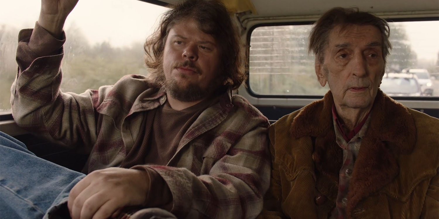 Mickey and Carl Rodd in the back of a van