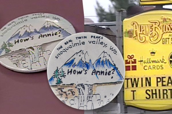 Image collage with buttons and Alpine Blossom and Gift Shoppe sign