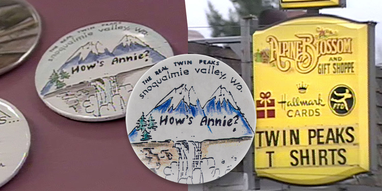Image collage with buttons and Alpine Blossom and Gift Shoppe sign