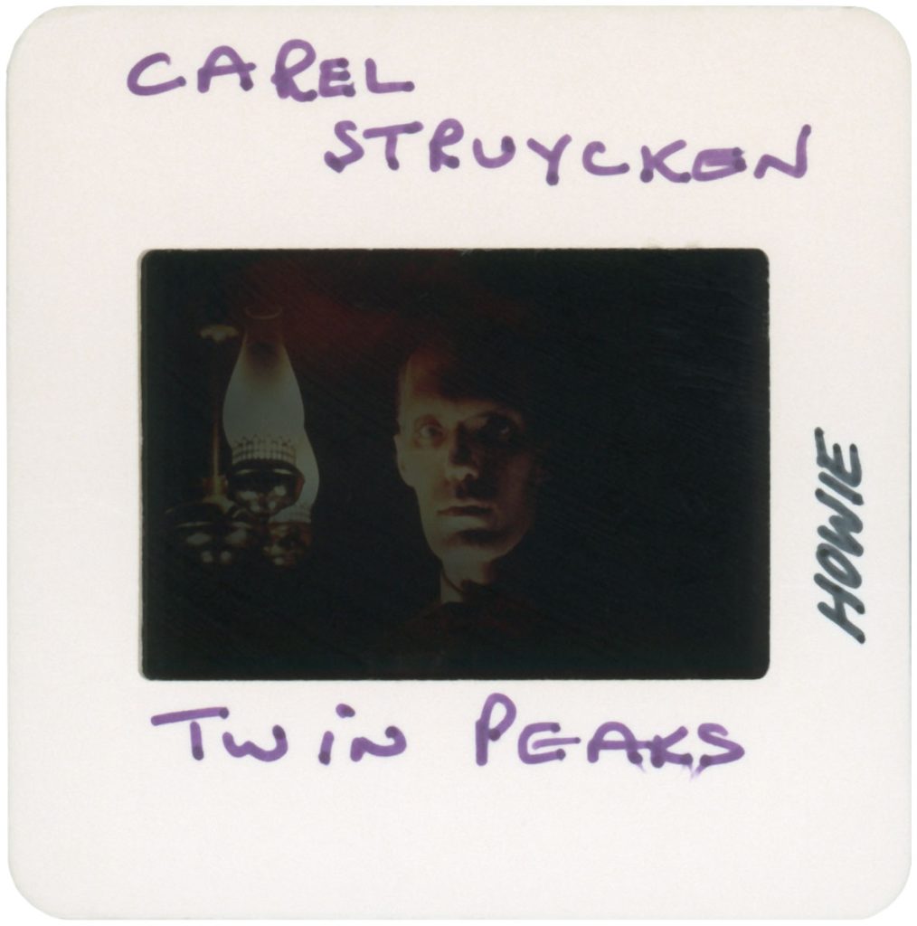 Photo slide of Carel Struycken as The Giant in Twin Peaks