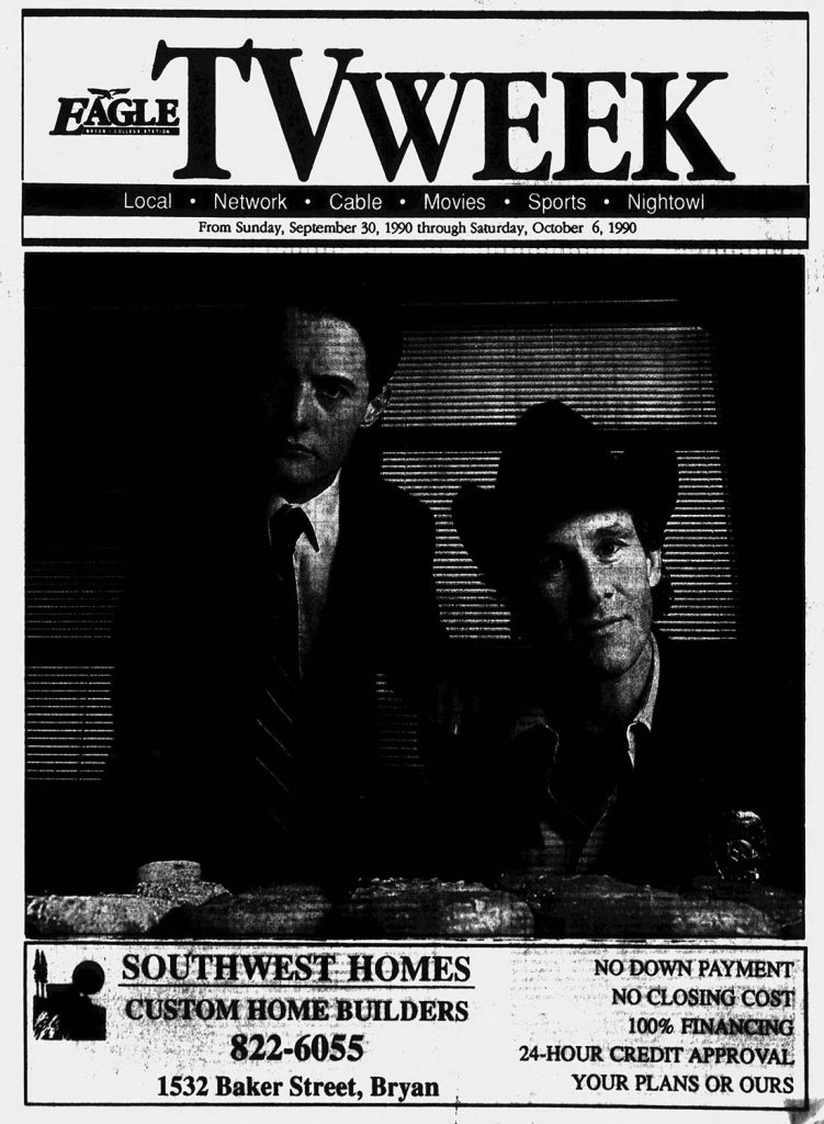 Cover of TV Week with Dale Cooper and Sheriff Truman