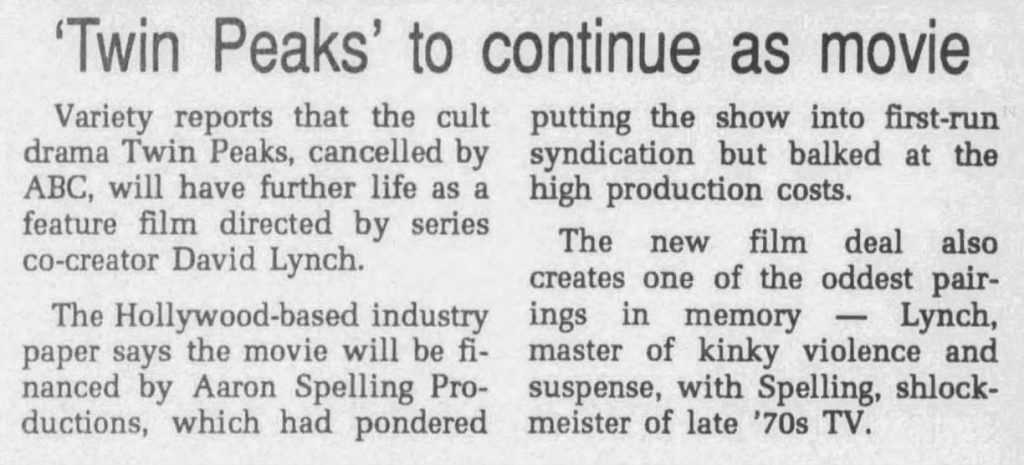 Newspaper article