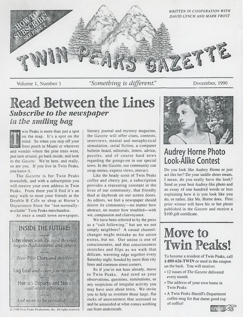 Twin Peaks Gazette