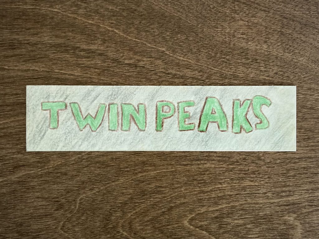 Twin Peaks: Moving Through Time sticker