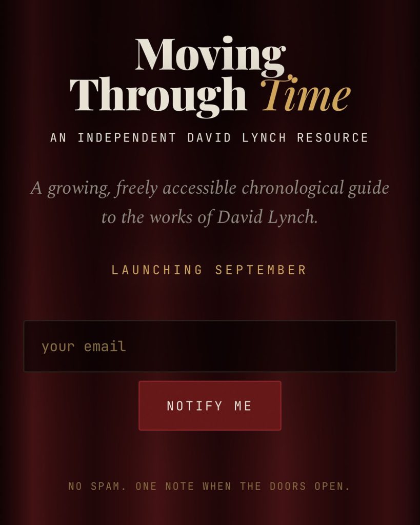 Moving Through Time website