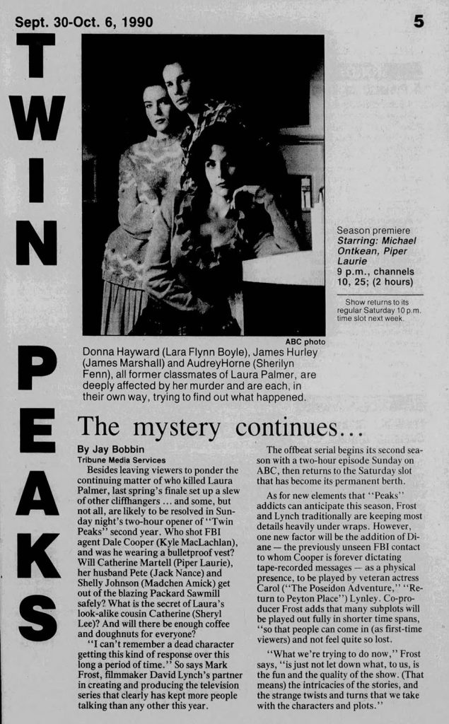 Article about Twin Peaks