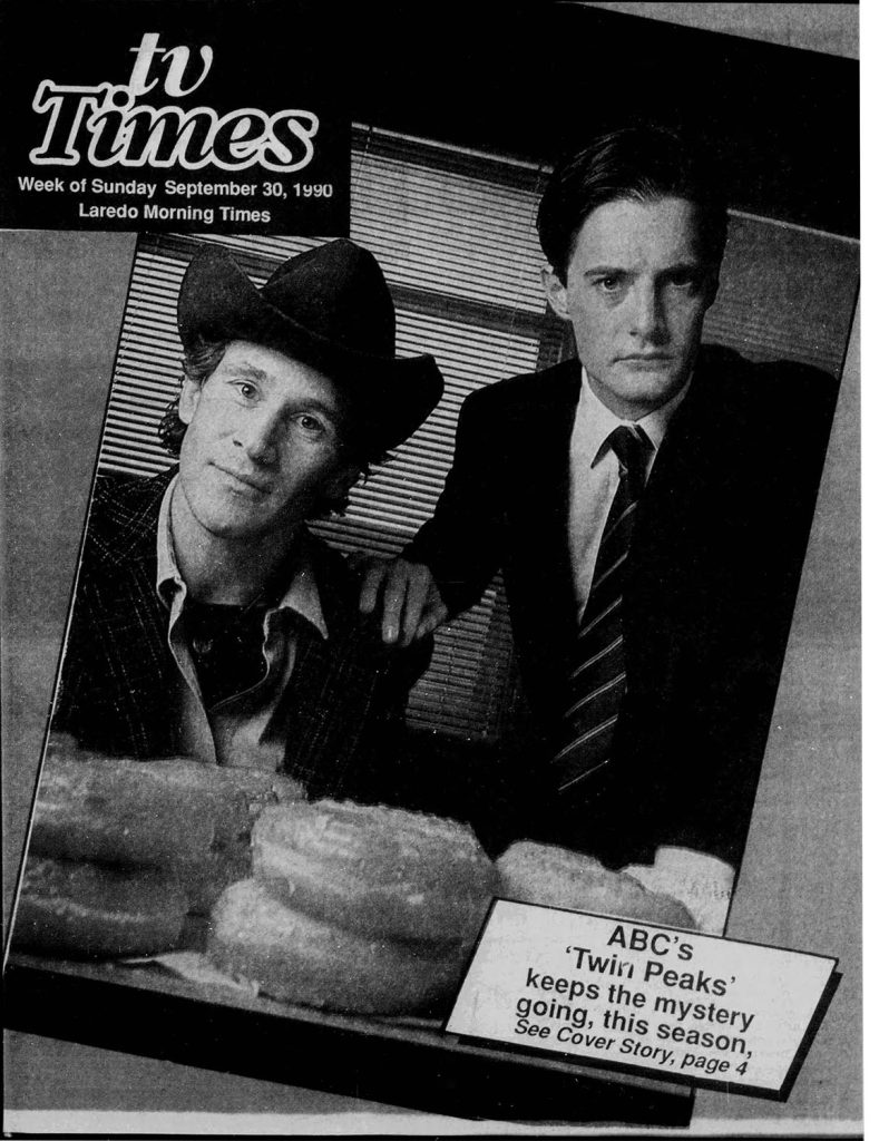 Cover of TV Week with Dale Cooper and Sheriff Truman