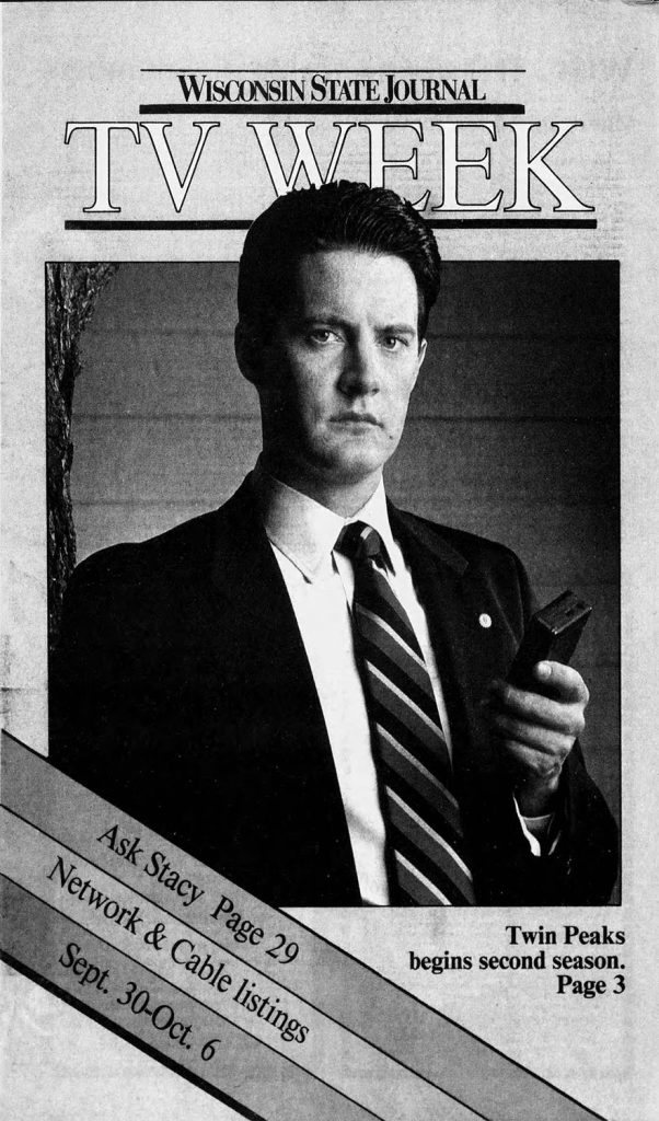 Special Agent Dale Cover on cover of TV listing
