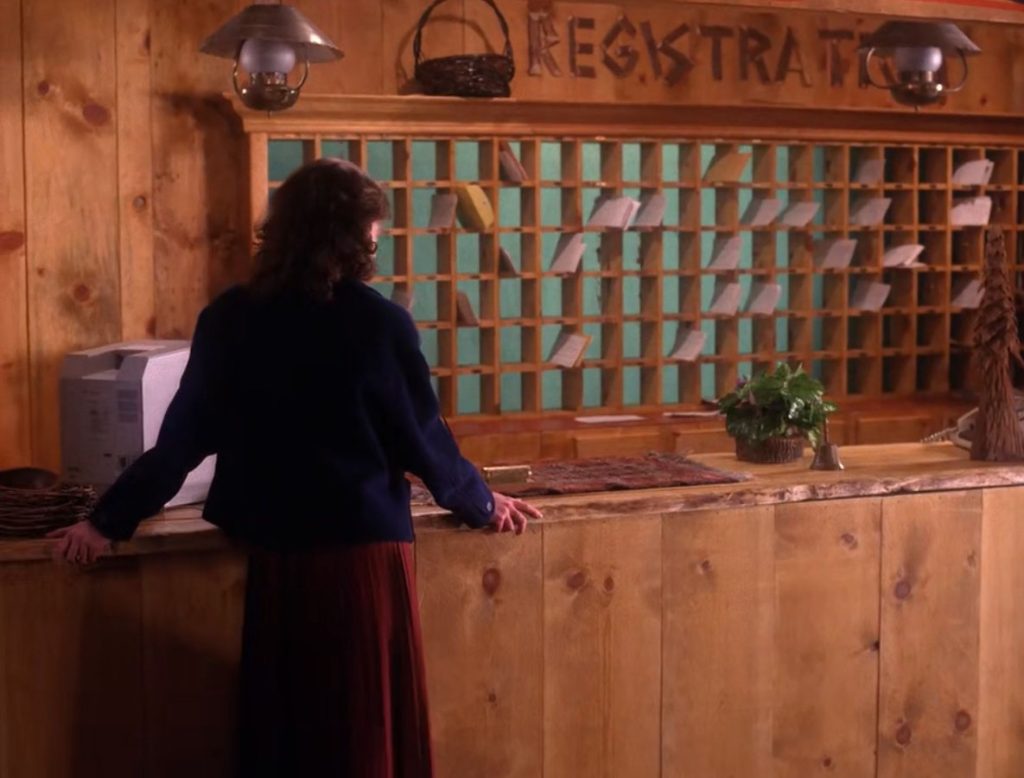 Donna Hayward at Front desk