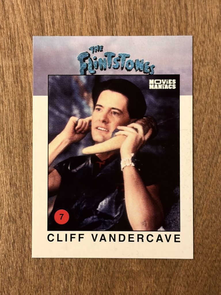 The Flintstones Cliff Vandercave trading card