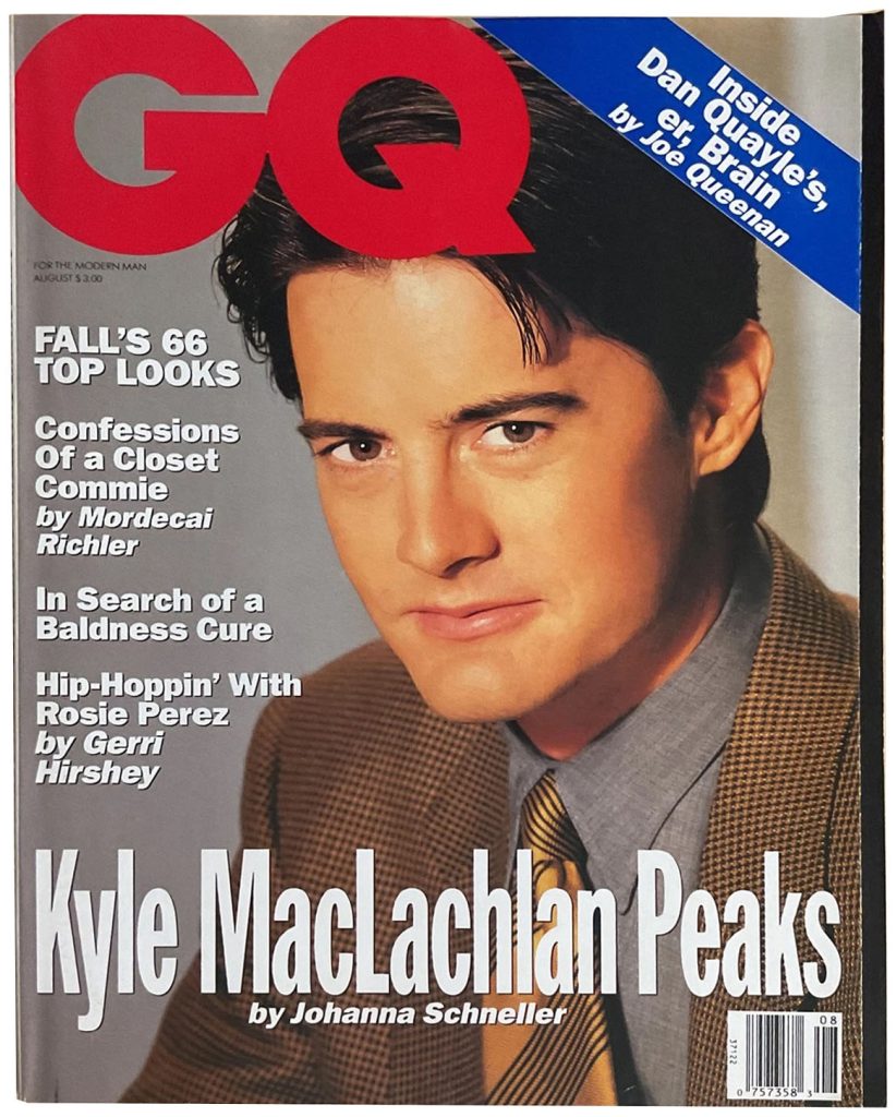 Kyle MacLachlan on the cover of GQ
