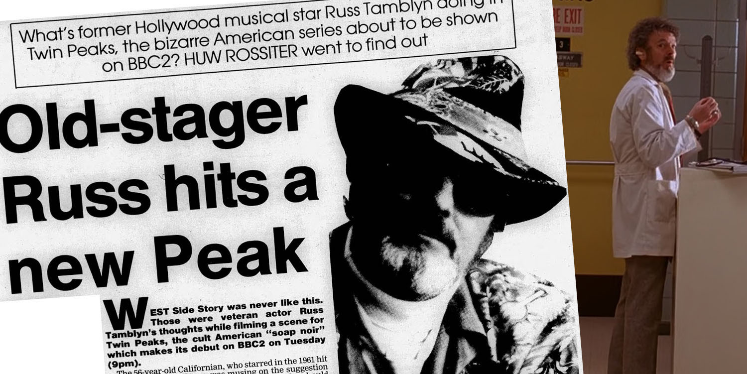 Newspaper article about Russ Tamblyn