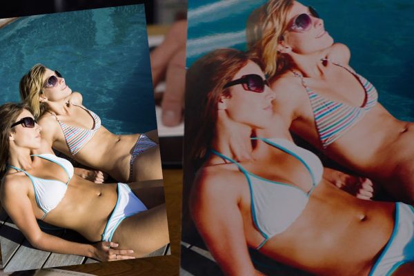 Photo of two women in swimsuits from Twin Peaks: The Return Part 3