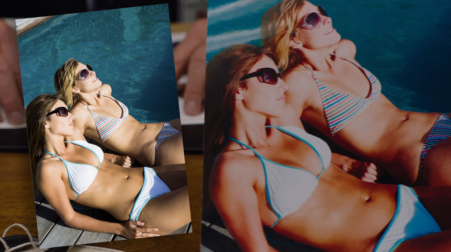 Photo of two women in swimsuits from Twin Peaks: The Return Part 3
